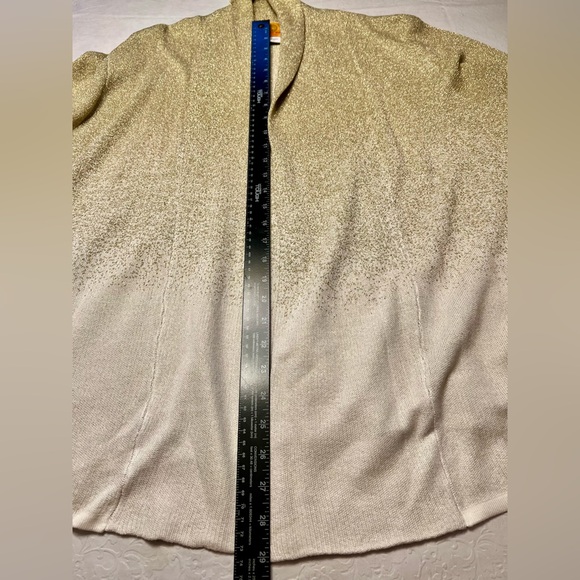 Ruby Rd. Gold and Cream Ombre Sweater Set - Picture 12 of 14